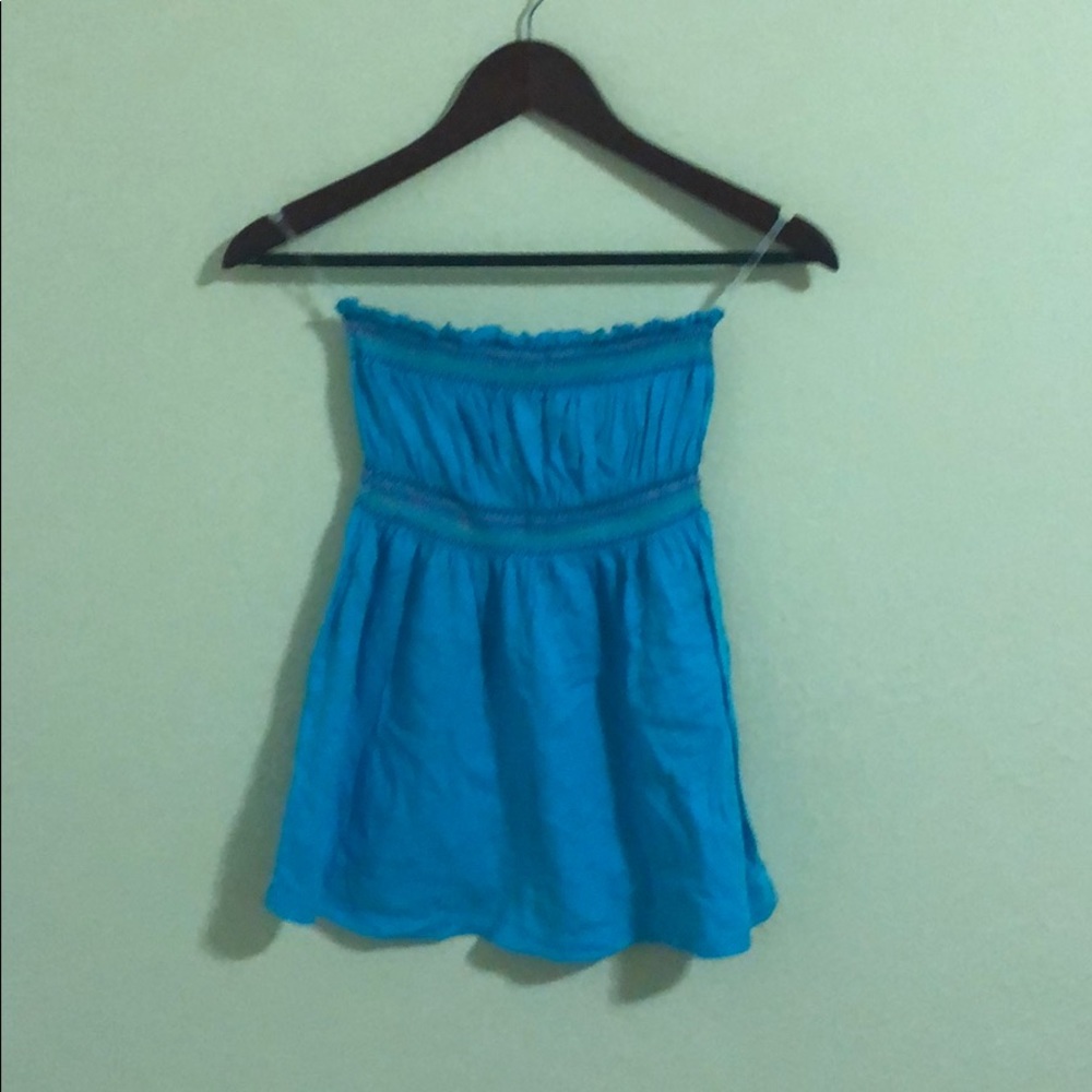 Light blue tube top